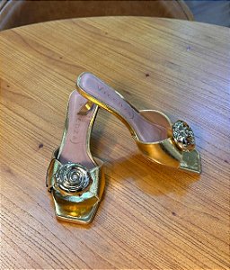 CALÇADOS SANDALIA SALTO MEDIO