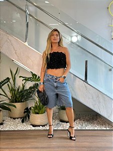 TOP TOMARA QUE CAIA BORDADO FLOWERS