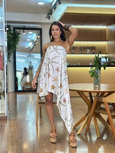 VESTIDO SEM ALÇA TRANSPASSADO