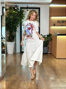 VESTIDO CROPPED MARIAS DRINK PINTADO