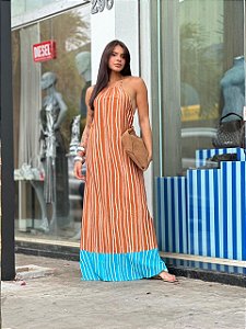 VESTIDO SUPER MIDI SEM MANGA