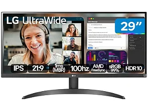 Monitor LG 29" FHD IPS UltraWide 100Hz 1ms 29WQ500B-B.AWZM