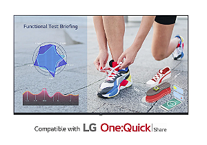 Monitor Profissional LG 65" 4K Stand Alone 65UL3J-E.AWZM