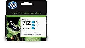 Cartucho HP 712 ciano (pack c/3) 3ED77A HP CX 1 UN