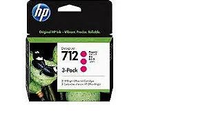 Cartucho HP 712 magenta (pack c/3) 3ED78A HP CX 1 UN