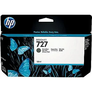 Cartucho HP 727 - Tinta Preto Fosco (MK) 130 ml - B3P22A