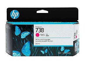 Cartucho HP 738 Magenta 130ml - 498N6A