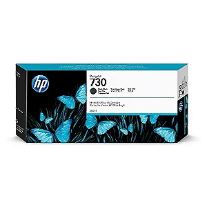 Cartucho Tinta HP 730 Preto Fosco 300ml P2V71A