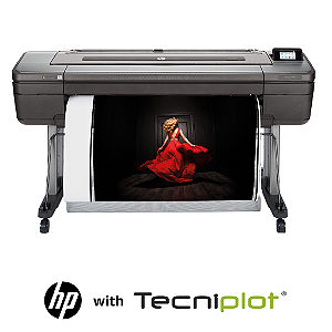Plotter HP Designjet 44" Z9 DR fotografica 02 rolos e cortador vertical X9D24A