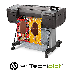 Plotter HP DesignJet Z6 24pol A1 - T8W15A#B1K "sob encomenda"