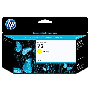 Cartucho Original HP 72 Amarelo 130 ml – C9373A