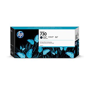 Cartucho de Tinta HP 730 Cinza P2V72A | Plotter HP T1600 T2600 T1700 | Original 300ml