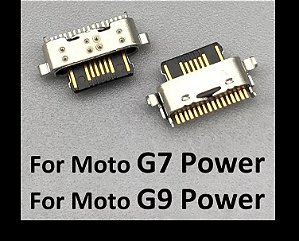 Conector de carga do moto G7 POWER/G8 POWER/G9 POWER/G9