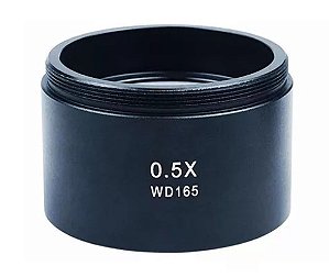 lente objetiva auxiliar do microscópio 0.5x