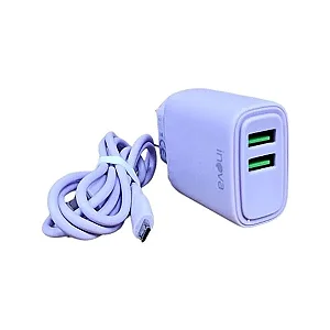 Carregador USB 2 saidas tipo V8