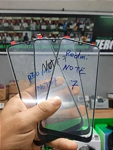 VIDRO REDMI NOTE 7/ NOTE 7 PRO SEM OCA