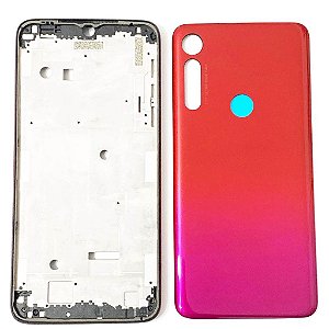 Carcaça completa com tampa Moto G8 Play