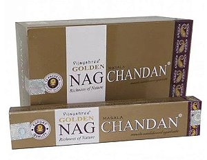 Incenso Golden Nag Chandan - 1 caixa