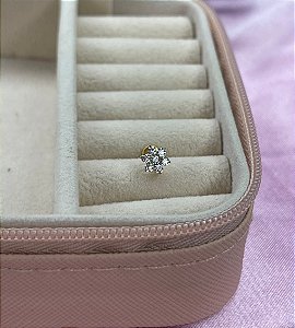 Labret flor M titanio c/ zirconias