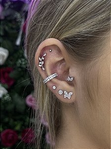 Lbt ramo galhos 7 zirconias M titânio