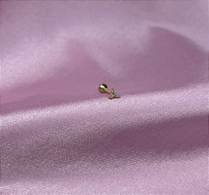 Piercing mini trinity ouro 18k