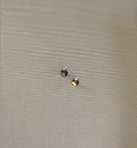 Labret mini 2 zirconias titanio