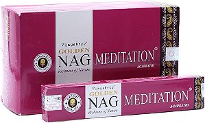 Incenso Indiano de Massala Golden Nag Meditation