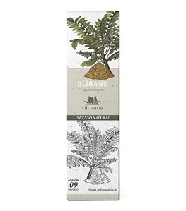 Incenso Natural Olíbano 100% Natural (9 Varetas)