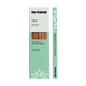 Incenso Natural Chá Branco e Flor de Laranjeira 100% Natural (9 Varetas)