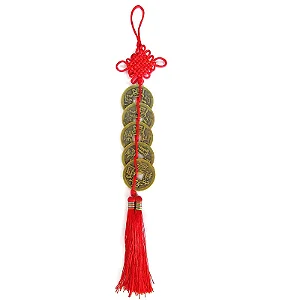Móbile Moedas Feng Shui da Prosperidade (28cm)