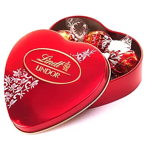 Lata Coração com Trufas Lindor (50g)