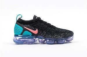 vapormax 2.0 preto e rosa