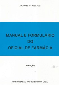 MANUAL E FORMULÁRIO DO OFICIAL DE FARMÁCIA