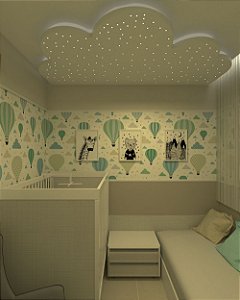 Teto Estrelado Iluminação Branco Fibra Ótica 600 pontos