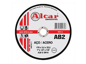 Disco de Corte de Aço AB2 Alcar