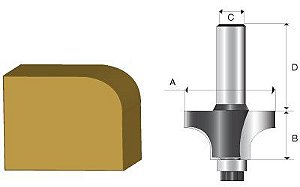 Fresa D-09422 Haste 1/4 Makita