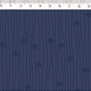 Tecido Tricoline Coleção Spirale - Swirl Azul