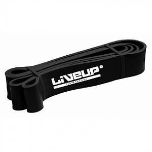 Super Band LiveUp Preta Intensidade Super Forte 64mm