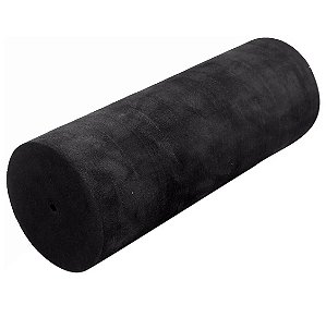 Rolo Foam Roller Pilates e Yoga em EVA Kallango 30cm Preto