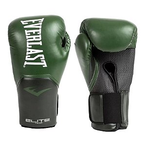 Luva de Boxe e Muay Thai Everlast Elite 14 Oz Verde