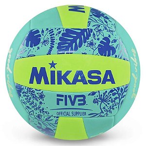 Bola de Vôlei Mikasa Padrão FIVB Good Vibes Verde
