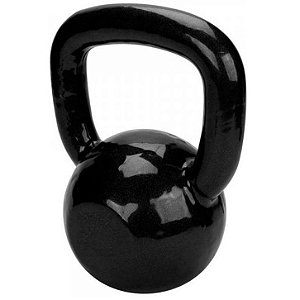 Kettlebell Emborrachado 16kg Preto