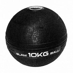Slam Ball 10kg Preta Liveup - Bola de Exercícios