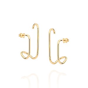 Brinco Rommanel Ear Hook Ouro 18K 527111