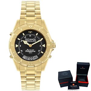 Relógio Masculino Digital Champion Dourado - CH40080B - Casa das Alianças