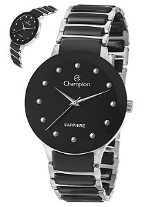 Relógio Champion Original Social Caixa Metal Pulseira Aço CA21875T