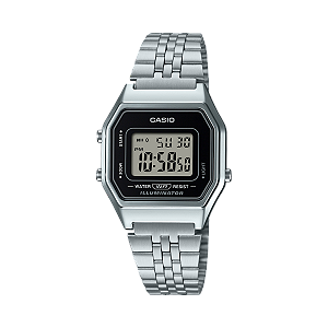 Relógio Casio Vintage Digital Prata LA680WA-1DF
