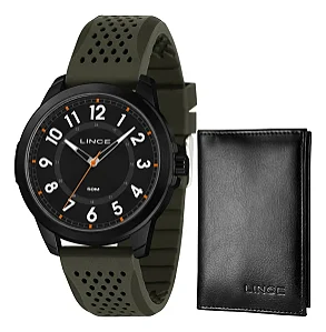 Relógio Lince Masculino Analógico militar c/ carteira