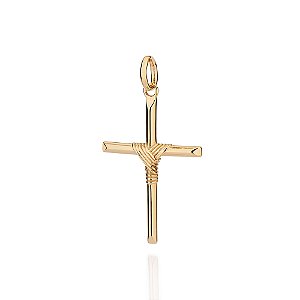 Pingente Rommanel Cruz Ouro 18K
