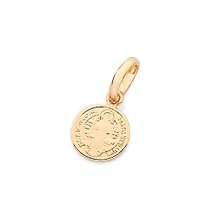 Pingente Rommanel Medalha São Bento Ouro 18K